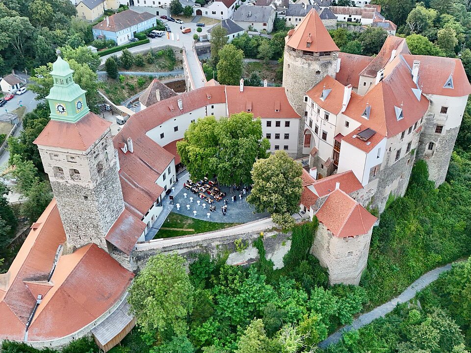 Friedensburg Schlaining von oben