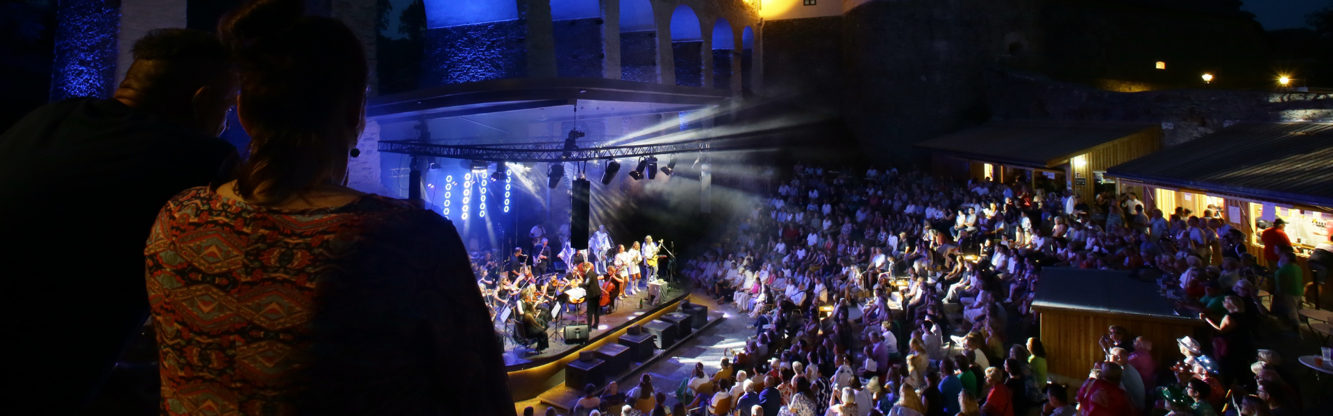 Konzert in der Burgarena der Burg Schlaining.