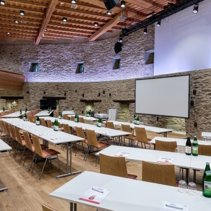 Blick ins Granarium bei einem Seminar.