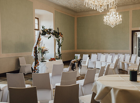 Hochzeits Set Up Engelsaal (c) Stefi Pixelgraphie