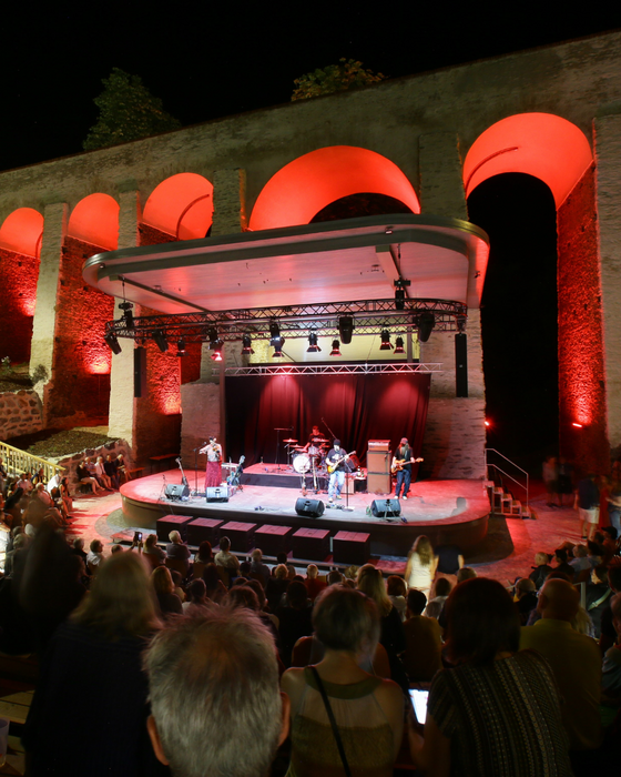 Konzert in der Burgarena der Burg Schlaining.
