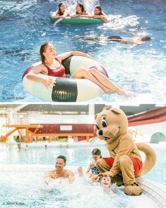 Badespass in der Therme Stegersbach.
