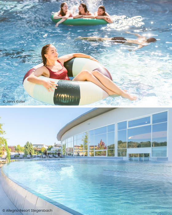 Badespass in der Therme Stegersbach.